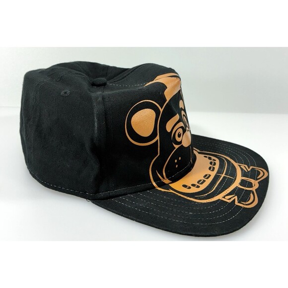 Five Nights At Freddy's Scott Cawthon Youth Black Snapback Hat 2018 - Picture 3 of 9
